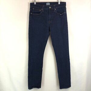 J. Crew 484 Slim Dark Wash Jeans Size 32 X 32